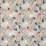 Lona Estampada Converse Bege - Ribes y Casals
