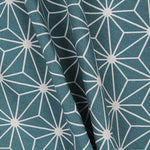 Lona Estampada Estrelas Geométricas Verde - Ribes y Casals