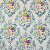 Lona Estampada Flor Barroca Verde - Ribes y Casals
