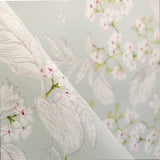 Lona Estampada Floral Branca - Ribes y Casals