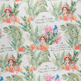 Lona Estampada Frida Kahlo Frases - Ribes y Casals