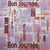 Lona Estampada Good Time Preta - Ribes y Casals