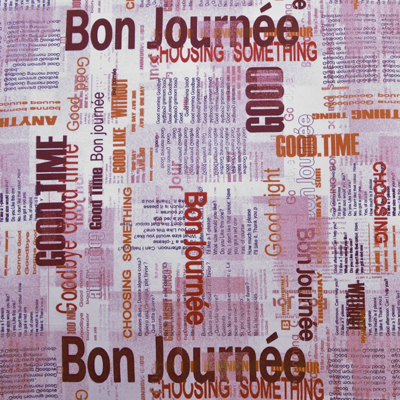 Lona Estampada Good Time Preta - Ribes y Casals