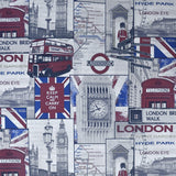 Lona Estampada London Bege - Ribes y Casals