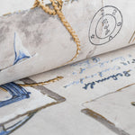 Lona Estampada Ananáses Branca - Ribes y Casals