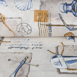 Lona Estampada Ananáses Branca - Ribes y Casals