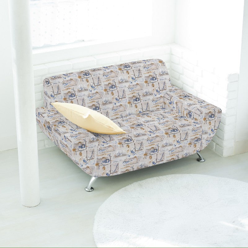 Lona Estampada Ananáses Branca - Ribes y Casals