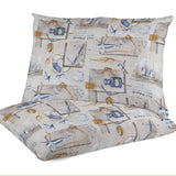 Lona Estampada Ananáses Branca - Ribes y Casals