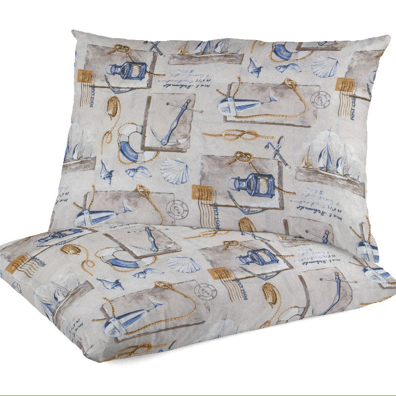 Lona Estampada Ananáses Branca - Ribes y Casals