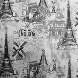 Lona Estampada Moinhos Cinzento - Ribes y Casals
