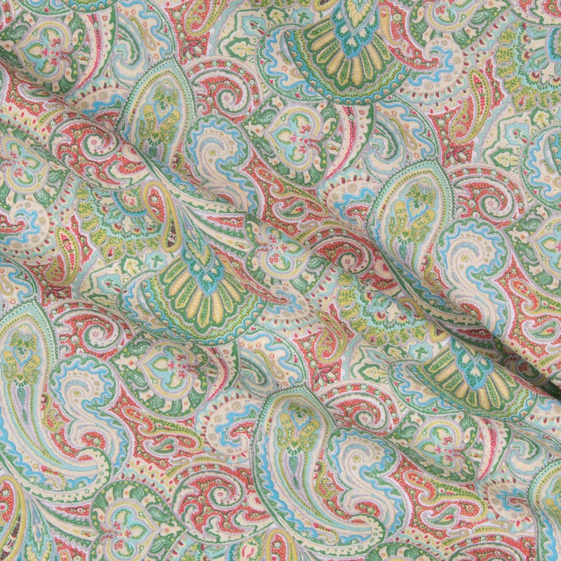 Lona Estampada Ananáses Branca - Ribes y Casals