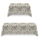 Lona Estampada Notas Musicais Cru - Ribes y Casals