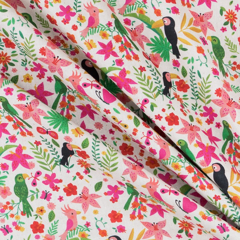 Loneta Estampada Pássaros - Ribes y Casals