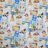 Lona Estampada Pin Up - Ribes y Casals