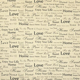 Lona Estampada Sweet Words - Ribes y Casals