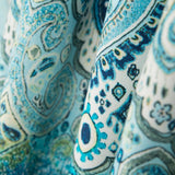 Loneta Algodón Digital Hojitas Verdes - Ribes y Casals