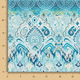 Loneta Algodón Digital Hojitas Verdes - Ribes y Casals