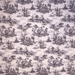 Lonetas Estampadas Toile de Jouy Negro - Ribes y Casals