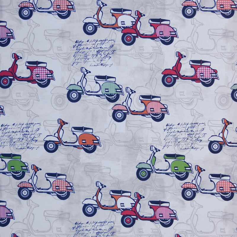 Lonita Estampada Vespa Vermelha - Ribes y Casals