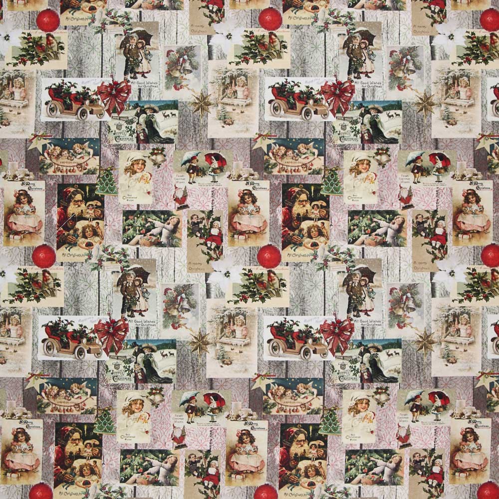 Tecido White Christmas - Ribes y Casals