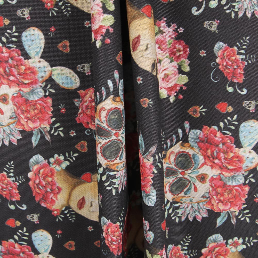 Lona Frida Mexicana Preta - Ribes y Casals