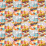 Lona Estampada Grunge Colorida - Ribes y Casals