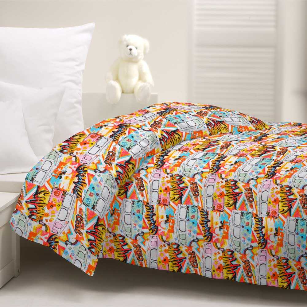 Lona Estampada Grunge Colorida - Ribes y Casals