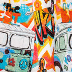 Lona Estampada Grunge Colorida - Ribes y Casals