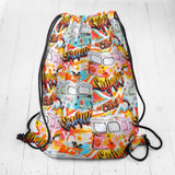 Lona Estampada Grunge Colorida - Ribes y Casals