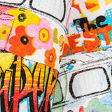 Lona Estampada Grunge Colorida - Ribes y Casals