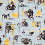 Lona Estampada Harley Azul - Ribes y Casals