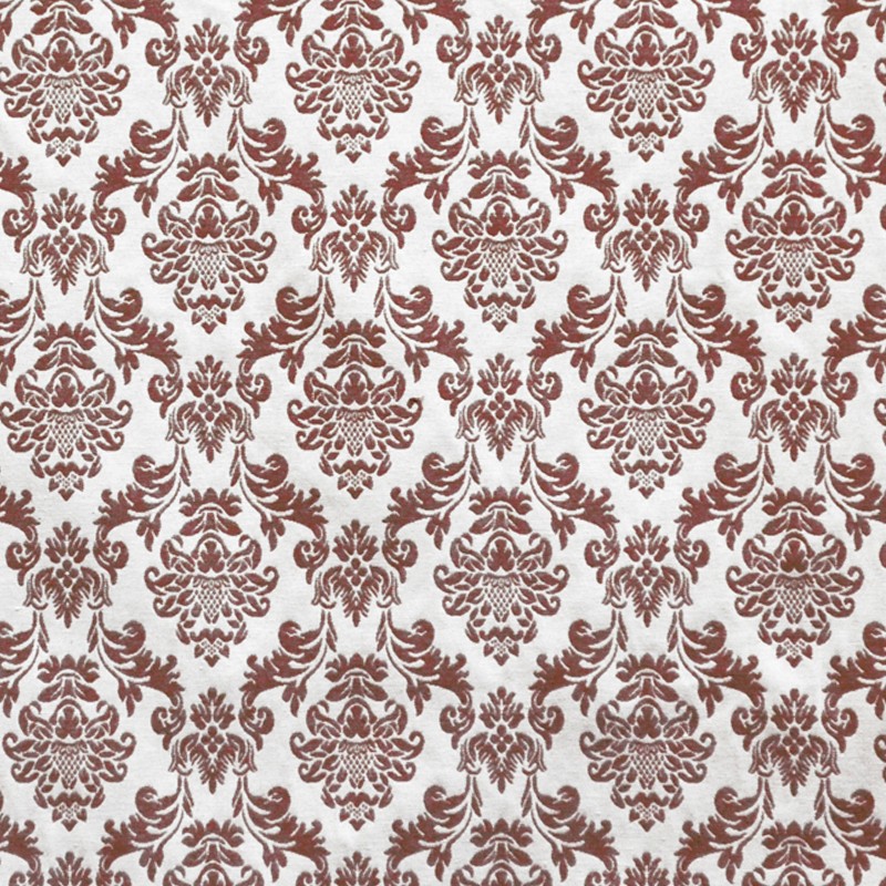 Lona Jacquard Barroco Vermelho - Ribes y Casals