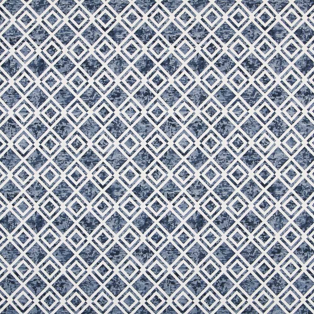 Lona Jacquard Geométrica Azul - Ribes y Casals