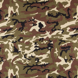 Lona Estampada Militar Verde - Ribes y Casals