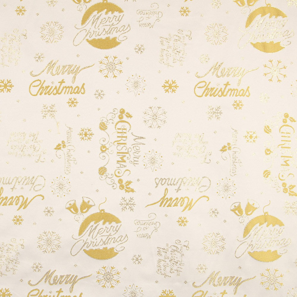 Loneta Natal Lurex Ouro - Ribes y Casals