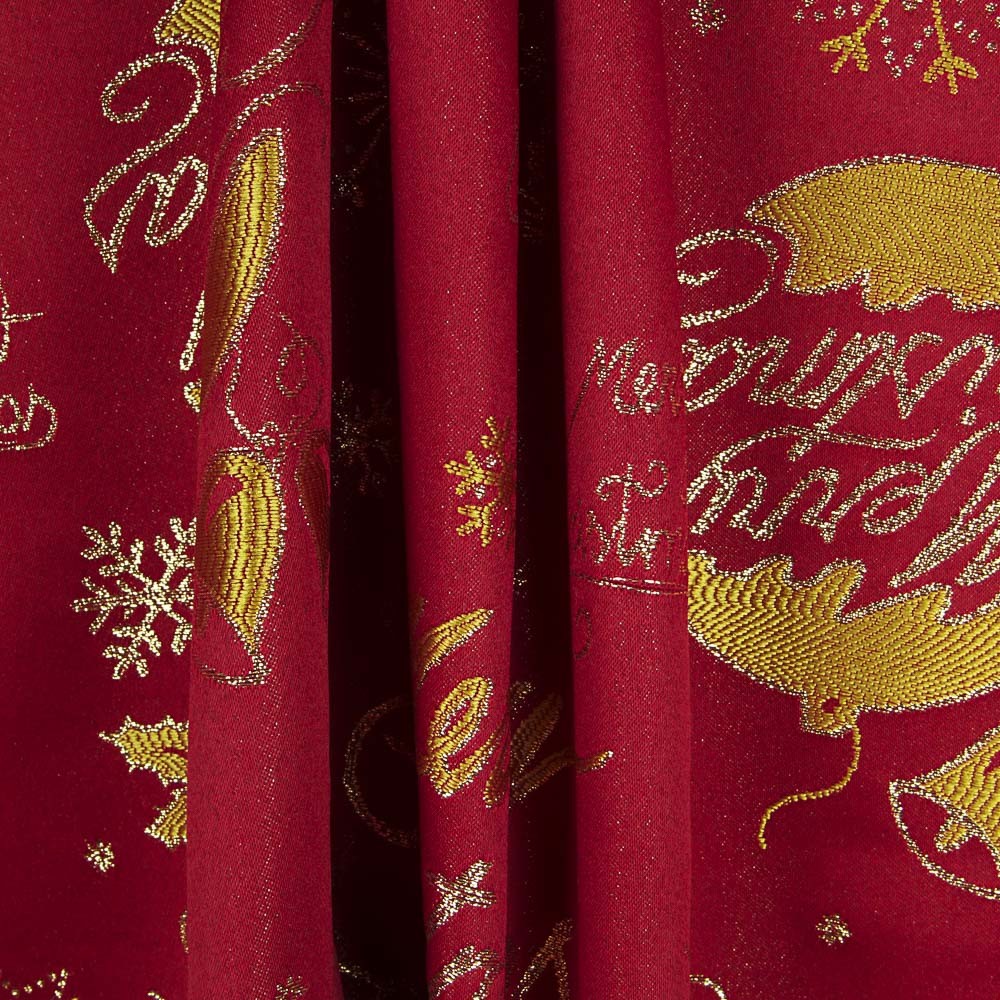 Loneta Natal Lurex Vermelha - Ribes y Casals