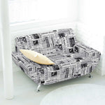 Tecido Lona Newspaper Branca - Ribes y Casals