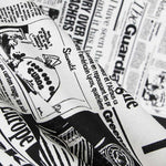 Tecido Lona Newspaper Branca - Ribes y Casals