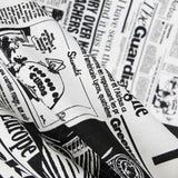 Tecido Lona Newspaper Branca - Ribes y Casals