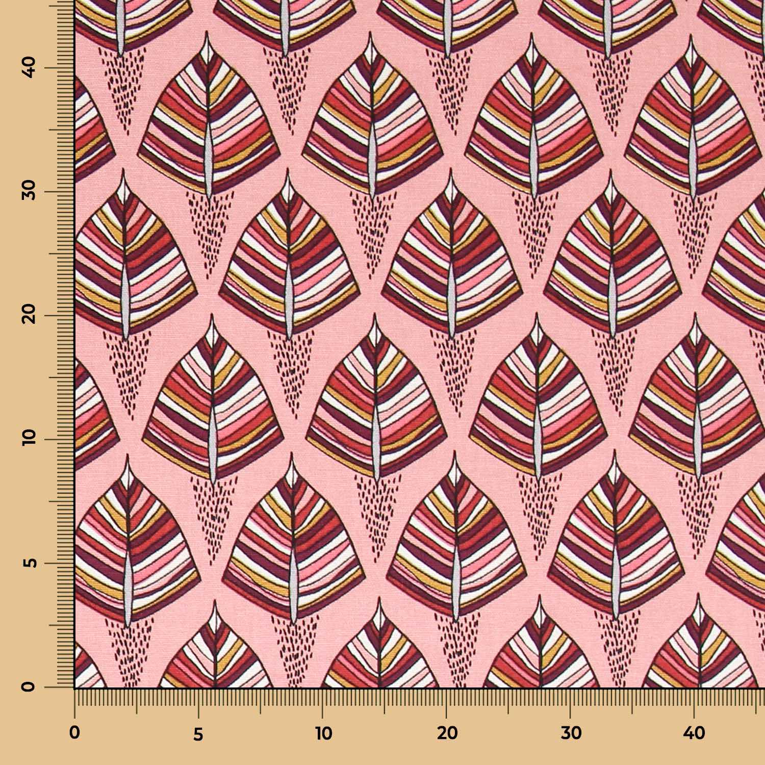 Lona Panamá Étnica Coral - Ribes y Casals