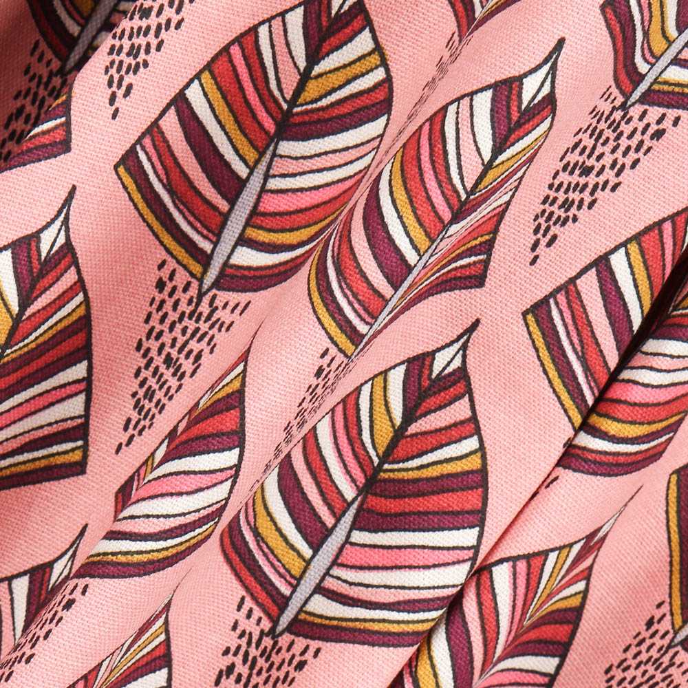 Lona Panamá Étnica Coral - Ribes y Casals