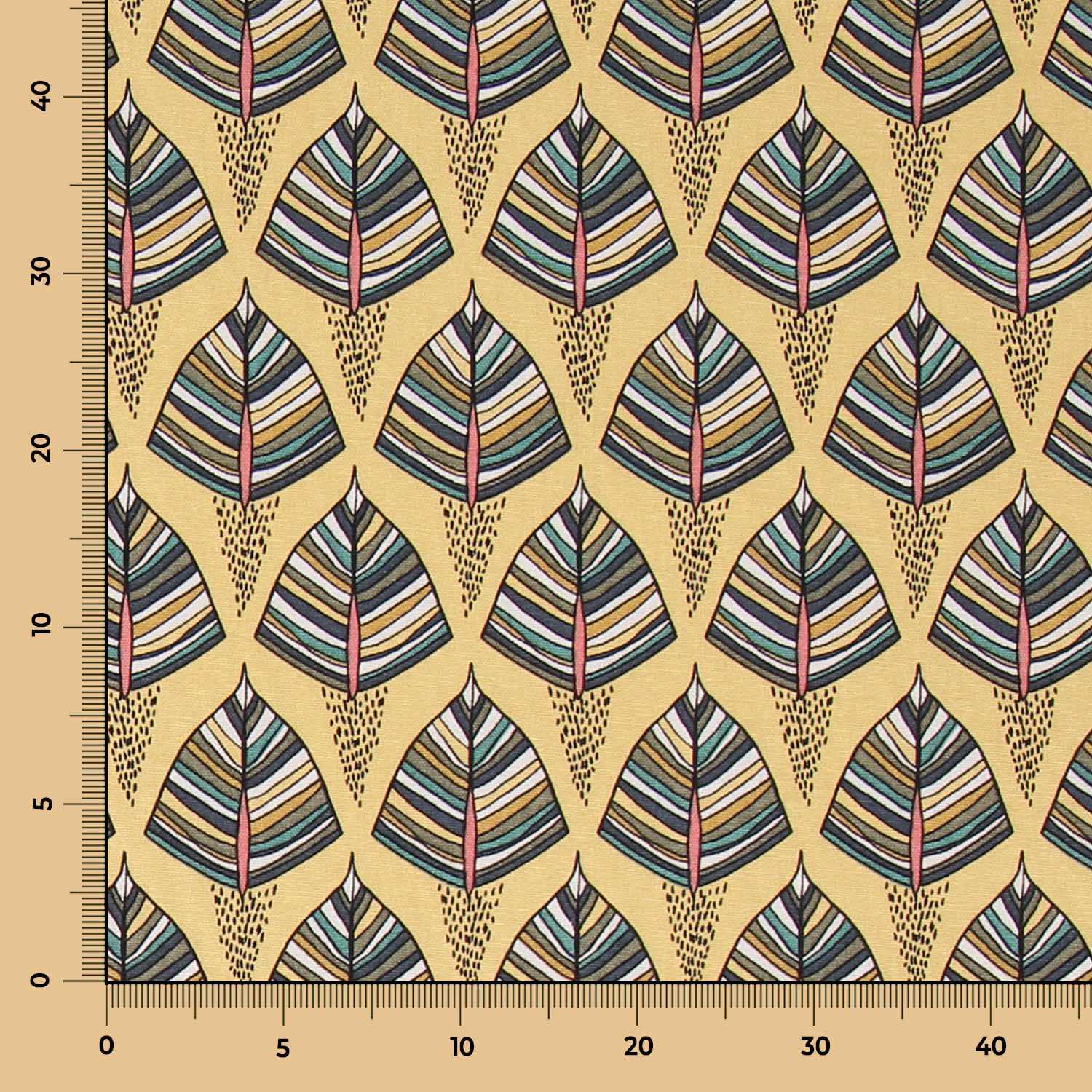 Lona Panamá Étnica Pistache - Ribes y Casals