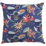 Lona Panamá Hibiscos Azul - Ribes y Casals