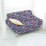 Lona Panamá Hibiscos Azul - Ribes y Casals