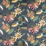 Lona Panamá Hibiscos Cinza - Ribes y Casals