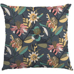 Lona Panamá Hibiscos Cinza - Ribes y Casals