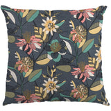 Lona Panamá Hibiscos Cinza - Ribes y Casals