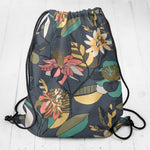 Lona Panamá Hibiscos Cinza - Ribes y Casals