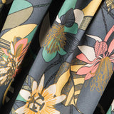 Lona Panamá Hibiscos Cinza - Ribes y Casals