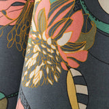 Lona Panamá Hibiscos Cinza - Ribes y Casals